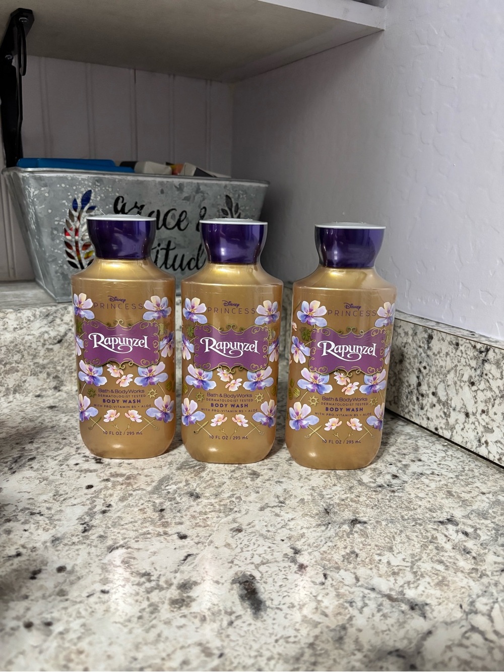 3 Bath & Body Works Disney Princess Rapunzel Body Wash NIP